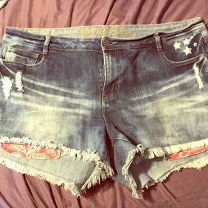 Distressed and faded size 18